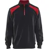 Image de Blaklader 33531158 DEMI-ZIP 2 TONS, noir/rouge, taille XL