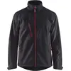 Image de Blaklader 49502516 VESTE EN SOFTSHELL, noir/rouge, taille XL