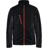 Image de Blakläder Veste Softshell Service Plus, Noir / rouge, Taille unisexe: XL