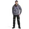 Image de Blaklader 15561860 Pantalons sans poches à clous, Noir/Gris, taille C56