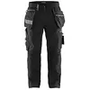 Image de Blaklader 15901343 Pantalon d'artisan avec extensibilité, Noir, taille C48