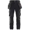 Image de BLAKLADER 199816448699D116 X1900 Pantalon de Travail Extensible 4 Directions Bleu Marine foncé Noir Taille D116