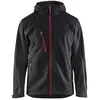 Image de Blaklader 47532516 VESTE À COQUE SOUPLE, noir/rouge, taille M