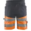 Image de Short haute-visibilité +stretch Gris moyen/Orange fluo | 154118119653 - Blaklader