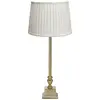 Image de PR Home Lampe de table Linné Sofia Plissé 51 cm blanc/or Lin