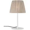 Image de PR Home Lampe de table d'extérieur Agnar, blanc / marron, 57 cm