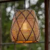 Image de PR Home Suspension d'extérieur Lollo, aspect rotin naturel, Ø 28 cm