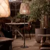 Image de PR Home Lampe de terrasse Agnar Lollo, gris, aspect rotin, 154cm
