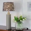 Image de PR Home Lampe de table Solo, beige, hauteur 58 cm, métal