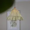 Image de PR Home Suspension Estrid, vert mousse, tissu, Ø 40 cm, E27