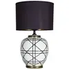 Image de Lampe à poser PR Home New York, noire, hauteur 60 cm, céramique