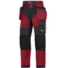 Image de Snickers 69021604096 FlexiWork Pantalon de travail avec Poches Holster Taille 96 Rouge Chili/Noir