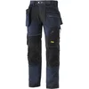 Image de Snickers 69029504052 FlexiWork Pantalon de travail avec poches holster Taille 52 Bleu Marine/Noir