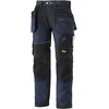 Image de Snickers 69029504088 FlexiWork Pantalon de travail avec poches holster Taille 88 Bleu Marine/Noir