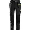 Image de Snickers Workwear Pantalon FlexiWork Softshell élastique avec Poches flottantes Noir/Jaune Fluo Taille 50 Non appliqué Unisexe Adulte