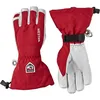 Image de Hestra Gants Heli Ski 5-Finger Femme/Homme - avec doigts doublure, Fermeture Fermeture scratch, Fermeture scratch automne-hiver Hiver - 7 HS rouge