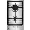Image de Electrolux EGG3322NVX - Table de cuisson au gaz - 2 plaques de cuisson - Niche - largeur : 27 cm - profondeur : 49 cm - argent - acier inoxydable en occasion ou reconditionné