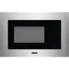 Image de Zanussi ZMSN6DX Micro-ondes Intégrable avec Grill 700 W, 6 niveaux de puissance, Télécommande rotative, Programme de dégivrage rapide, Bouton d'ouverture, Cadre intégré, Noir/Inox, 20 L