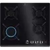 Image de Plaque gaz ELECTROLUX KGG643753K - 4 foyers Verre Noir et Grilles Fonte