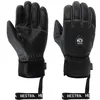 Image de Hestra Gants de Ski Omni Trigger 5-Finger Femme/Homme - en cuir Fermeture Fermeture scratch automne-hiver Automne Hiver - 9 HS noir-gris