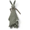 Image de Elodie Details Doudou Lapin Mouchoir, Blinkie pour Bébé et Tout-Petit, en 100% Coton Bio Doux Oeko-Tex, Idée Cadeau de Naissance Fille et Garçon, Carré 51 x 51 cm, pour Aider à S’endormir - Hazy Jade