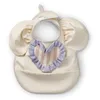 Image de Elodie Details Bavoir Bébé Imperméable Souple Récupérateur - Design Scandinave - Oat White