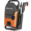Image de Husqvarna PW 130 : Nettoyeur Haute Pression électrique Compact, 130 Bar, 465 L/h, Pompe métallique, Tuyau 6 m, pulvérisateur de Mousse et Buses. Idéal pour véhicules, terrasses et extérieurs.