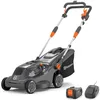 Image de Husqvarna Aspire LC34-P4A Tondeuse à Gazon sans Fil avec Batterie 18 V et Chargeur, pour 500 m² de Surface de pelouse I Tondeuse à Gazon électrique (Panier collecteur de 30 l, Largeur de Coupe 34 cm,