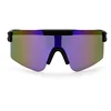 Image de CHPO Lunettes de soleil Luca unisexes, noires, 60, Noir, 60 cm
