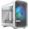 Image de Fractal Design Torrent RGB White - Clear Tint Tempered Glass Panels - Open Grille for Maximum air Intake - Two 180mm RGB PWM and Three 140mm RGB Fans Included - ATX Airflow Mid Tower PC Gaming Case