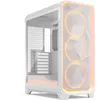 Image de Fractal Design Meshify 3 Ambience Pro RGB White Tempered Glass Clear Tint - High Airflow PC Gaming Case - Mesh Front Panel - Adjust Pro Hub and Three ARGB Momentum 14 Fans Included