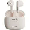 Image de Sudio A1 Blanc Neige Écouteurs avec Bluetooth, Touch Control avec Station de Charge compacte sans Fil IPX4, écouteurs Silencieux avec Microphone intégré, Son Cristal de qualité supérieure