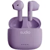 Image de Sudio A1 Violet Écouteurs avec Bluetooth, Touch Control avec Station de Charge compacte sans Fil IPX4, écouteurs Silencieux avec Microphone intégré, Son Cristal de qualité supérieure