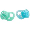 Image de Twistshake Sucette pour Bébé - Paquet de 2   Forme Orthodontique   Ultra Léger   Tétine en Silicone Souple   Sans BPA   Convient aux Bébés âgés de 0 à 6 Mois   Bleu Vert