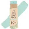 Image de Stick Solaire Zinc Mineral Naturel SPF 50 Suntribe - 30 g, Bio+Biodégradable, 100% Naturelle - Sans Danger Pour Les Récifs, Oxyde de Zinc Non Nano, Trés Résistante à l'Eau, Surf+Sport - Vert Menthe