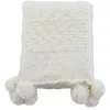 Image de Venture Home Anny Couverture Throw Acrylique - Blanc / - 170 x 130 cm