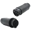 Image de JATRHG Adaptateur de Connecteur de Charge EV de Type 1 vers Type 2, Convertisseur de Recharge pour Véhicule Électrique de SAE J1772 à IEC62196
