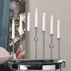 Image de STAR TRADING Chandelier Gustavo chromé à 7 lampes
