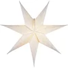 Image de Star 501-17 Decorus Etoile de Papier, Blanc, 1.5 x 6.3 x 6.3 cm