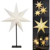 Image de Star Étoile sur pied Frozen, sans perforation, blanche, E14, papier