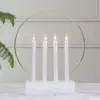 Image de STAR TRADING Lampe déco fenêtre Glossy anneau 4 lampes, blanche