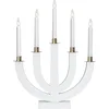 Image de Star Lampe de fenêtre en bois Blanc/doré