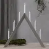Image de STAR TRADING Chandelier Arrow, pointu, 7 flammes, gris