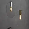 Image de STAR TRADING Suspension déco Shape avec ovale, argentée