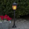 Image de STAR TRADING Lampe solaire LED Flame, 4 en 1, noir