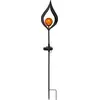 Image de Star 480-93 Barre Solaire, Verre, Noir, 70x12 cm