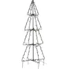 Image de Star 140 LED blanc chaud env. 90 x 40 cm, noir, extérieur