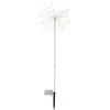 Image de Star 152 LED blanc chaud, fonctionne sur piles, 8 fonctions, extérieur, transparent, env. 36 x 114 cm