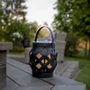 Image de STAR TRADING lanterne LED Flame Lantern, noire, hauteur 16 cm