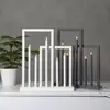 Image de STAR TRADING Lampe déco fenêtre bois Frame, 5 lampes, blanche